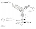 Bosch 3 601 G93 060 GWS 12-125 Angle Grinder 110 V / GB Spare Parts GWS12-125